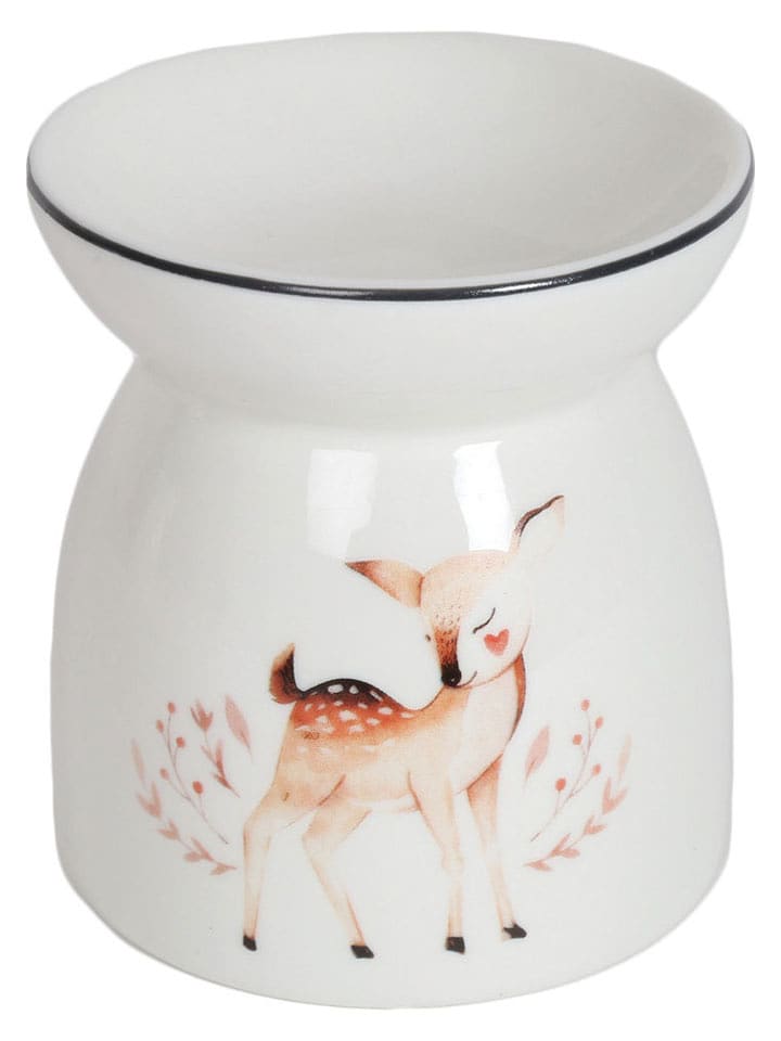 Woodbridge Duftlampe ''Deer'' in Weiß/ Hellbraun - (L)11 cm - 17% | Kerzen-vasen