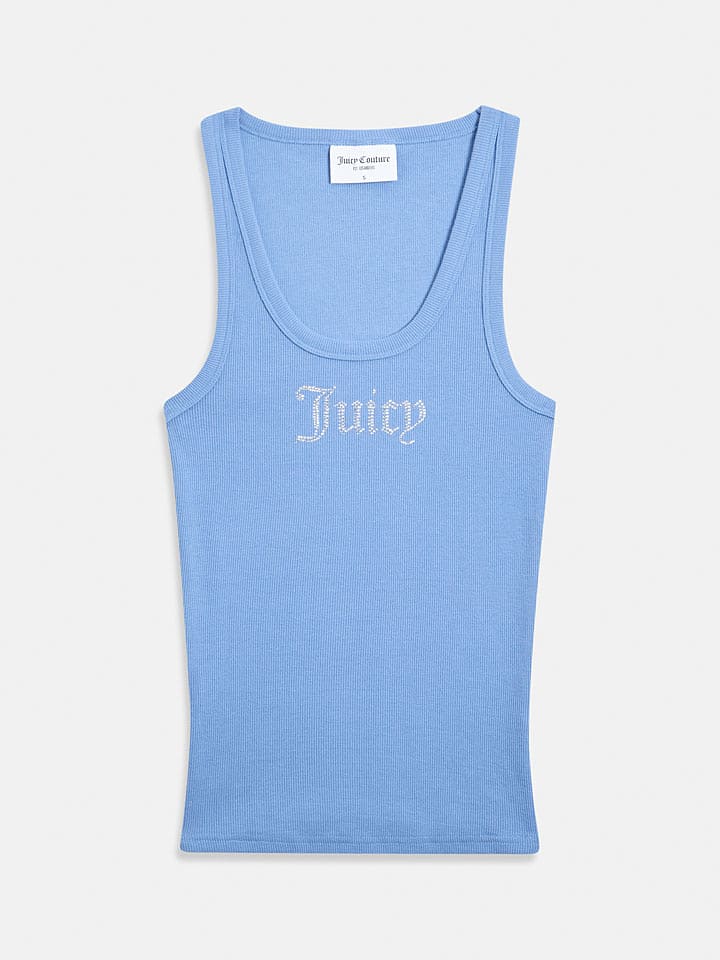 Juicy Couture Top in Hellblau - 55% | Größe M | Damen-tops