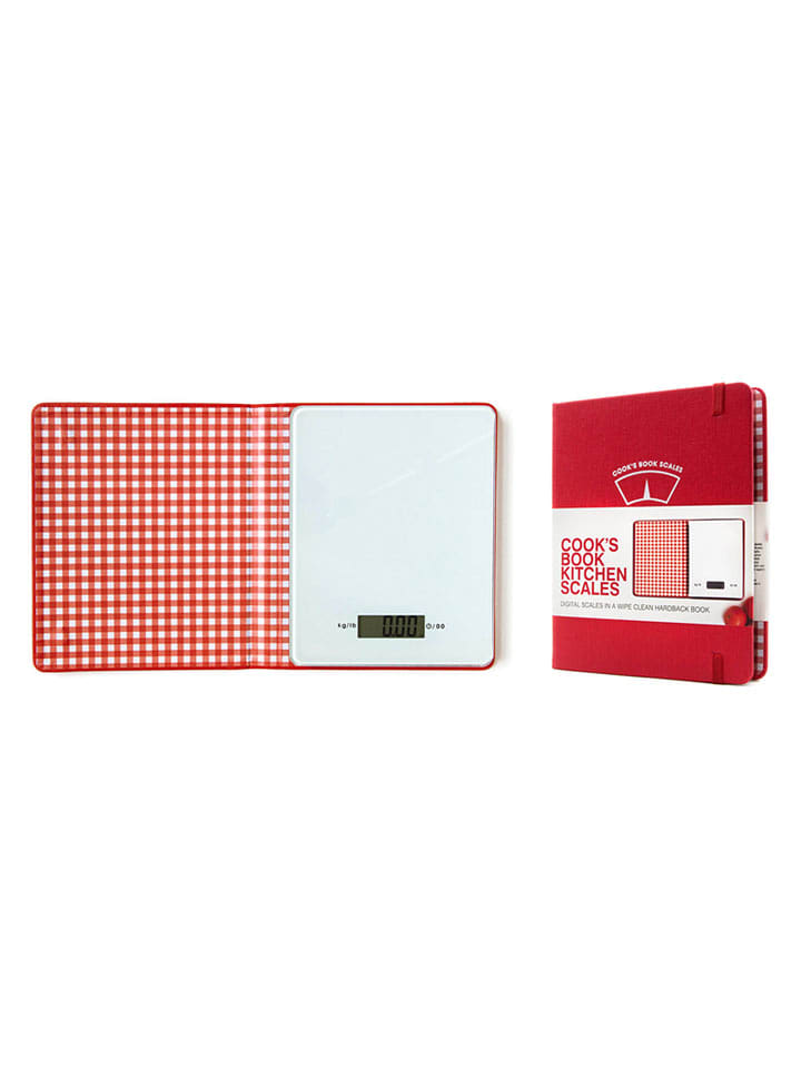 SuckUK Küchenwaage ''Cook's Book'' in Rot - (B)15,5 x (H)18,9 x (T)2,4 cm - 13% | Kuechengeraete