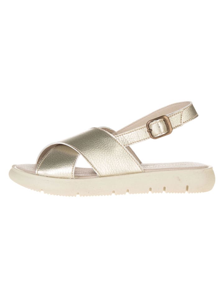 lamino Leder-Sandalen in Gold - 60% | Größe 33 | Kindersandalen