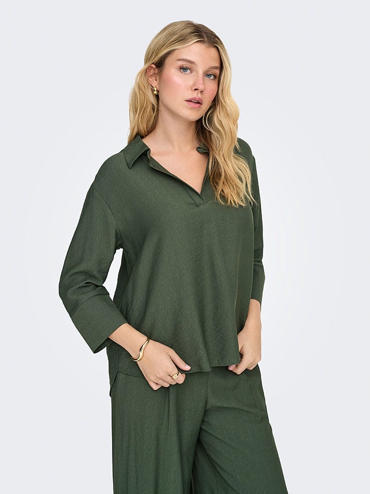 JDY Bluse "Pepper" in Grün - 44% | Größe S | Damen-blusen