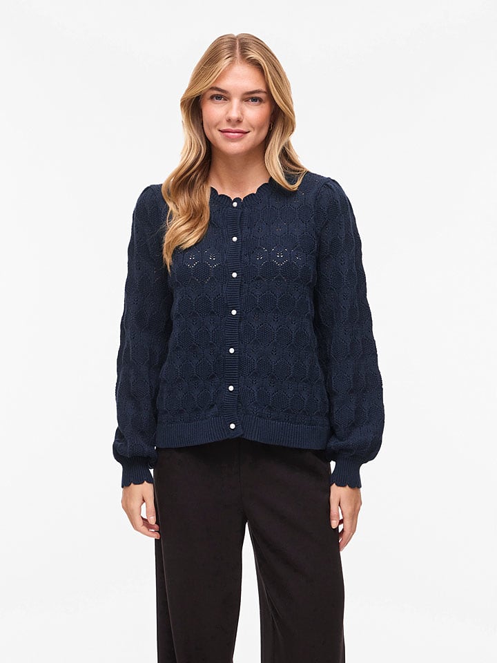Vila Cardigan "Vilowen" in Dunkelblau - 57% | Größe M | Damen-pullover-cardigans