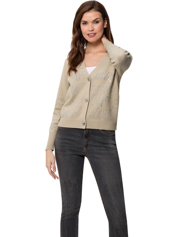 Heine Cardigan in Beige - 65% | Größe 46 | Damen-pullover-cardigans