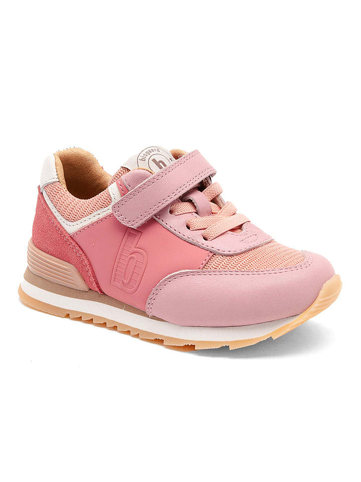 bisgaard Leder-Sneakers "Walde" in Rosa - 45% | Größe 31 | Kindersneakers