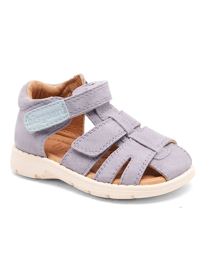 bisgaard Leder-Halbsandalen "Richy" in Lila - 51% | Größe 28 | Babysandalen