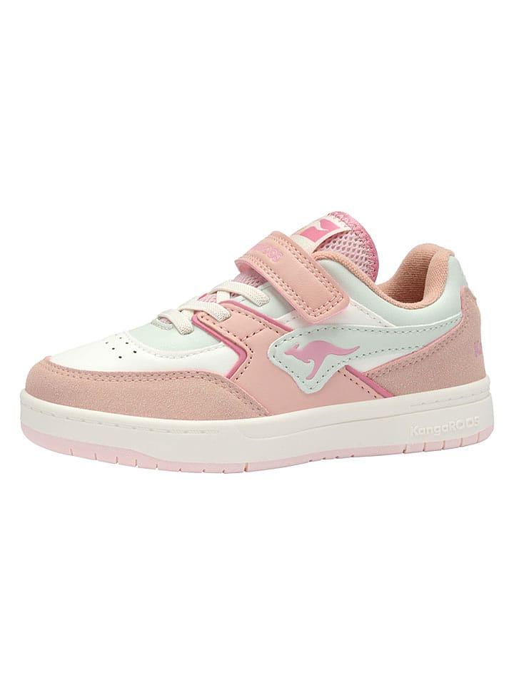 Kangaroos Sneakers "K-CP Bounder EV" in Rosa/ Weiß - 52% | Größe 36 | Kindersneakers