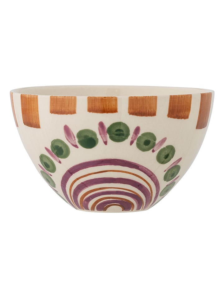 Bloomingville Schale "Shama" in Creme/ Hellbraun/ Grün - Ø 12 cm - 23% | Gedeckter-tisch