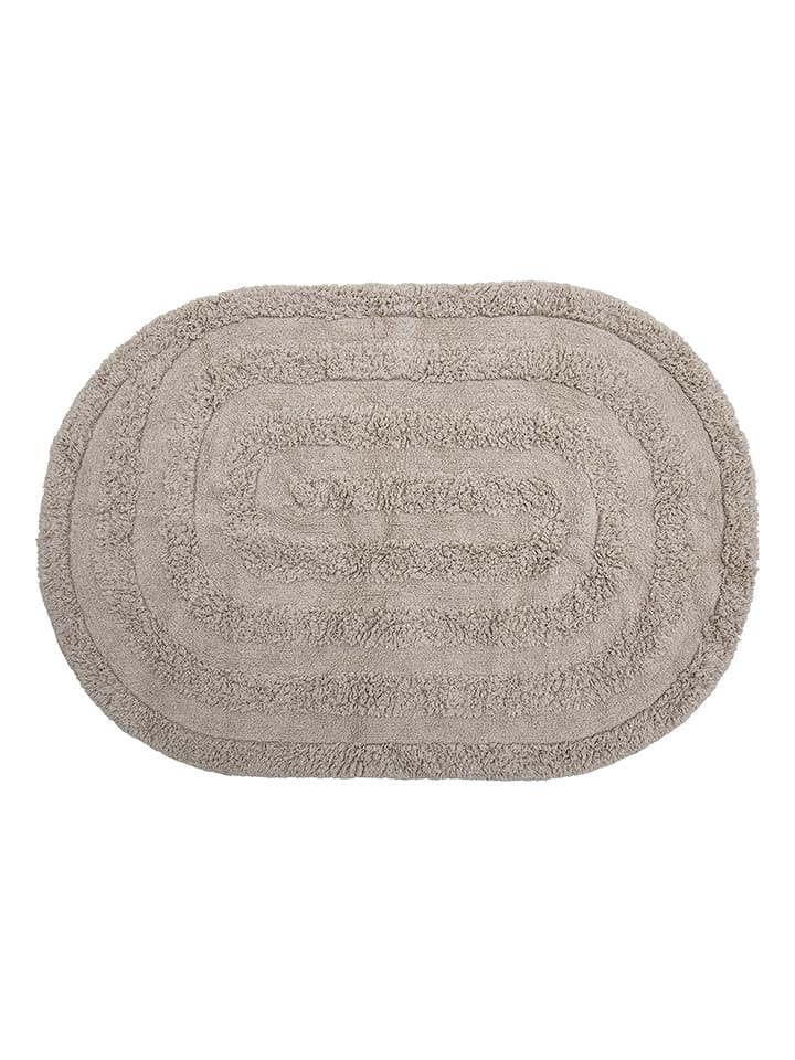 Bloomingville Baumwoll-Teppich "Turi" in Creme/ Beige - (L)200 x (B)140 cm - 63% |