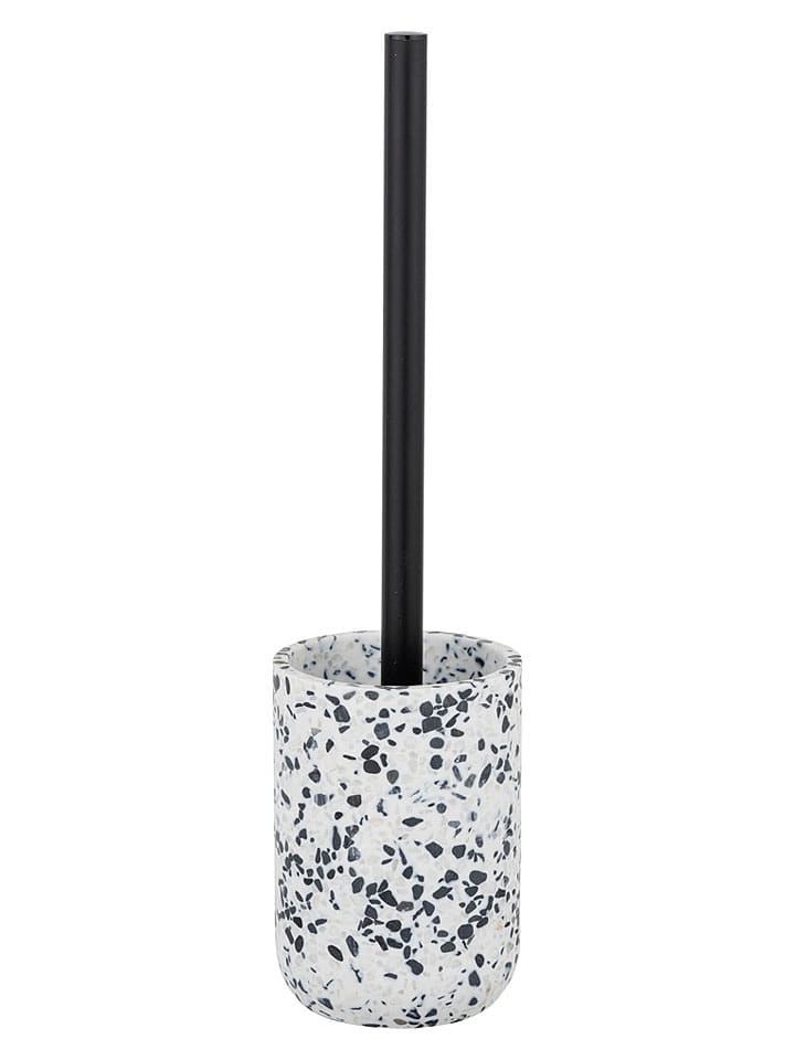 Schöner Wohnen Kollektion WC-Garnitur "Tosi" in Weiß/ Schwarz - (H)36,5 cm - 16% | Badezimmer-accessoires