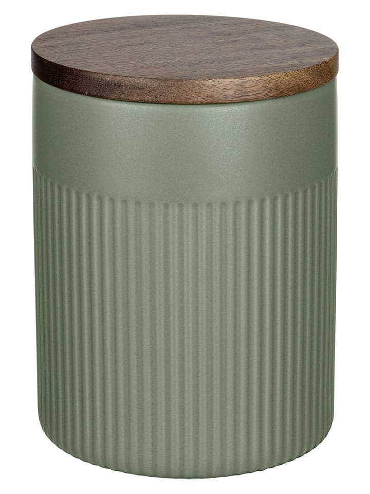 Schöner Wohnen Kollektion Aufbewahrungsdose "Refia" in Grün/ Braun - 1,1 l - 15% | Aufbewahren-servieren