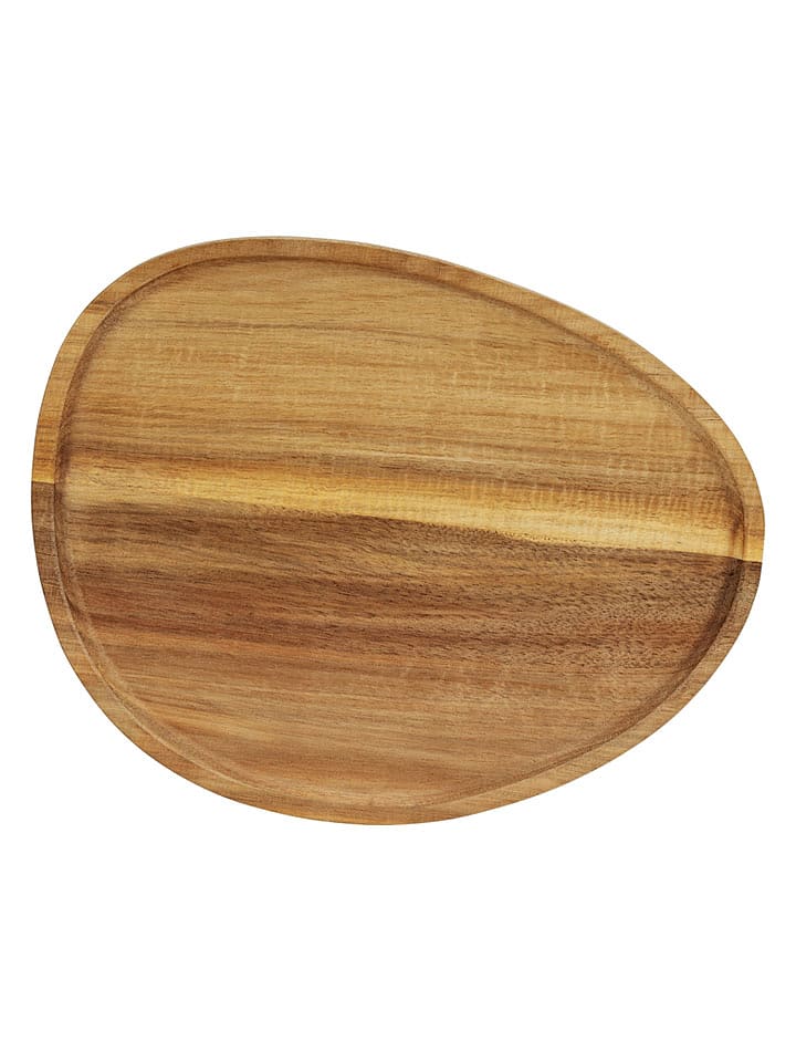 Schöner Wohnen Kollektion Tablett "Abeba" in Braun - (L)26 x (B)20,5 cm - 14% | Aufbewahren-servieren