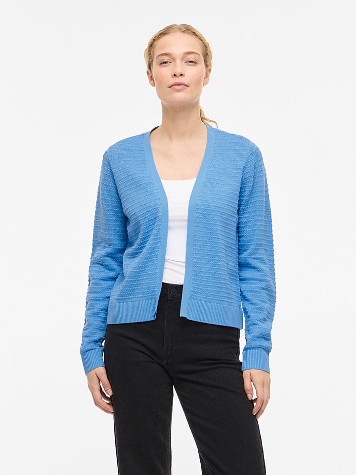 Vila Cardigan "Vilollo" in Hellblau - 34% | Größe L | Damen-pullover-cardigans