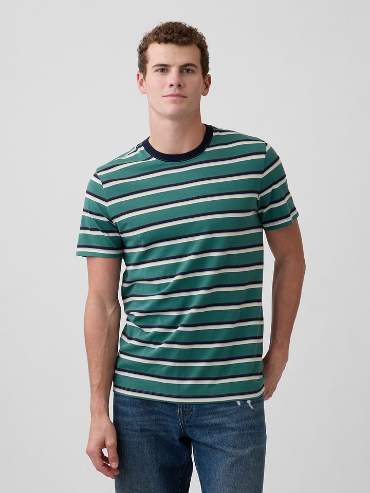 GAP Shirt in Grün/ Schwarz - 48% | Größe XL | Herren-plussize