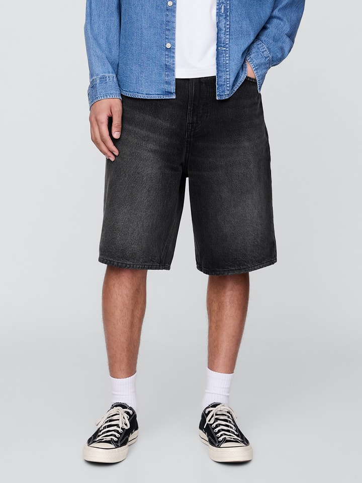 GAP Jeans-Shorts in Anthrazit - 56% | Größe W28 | Herren-shorts