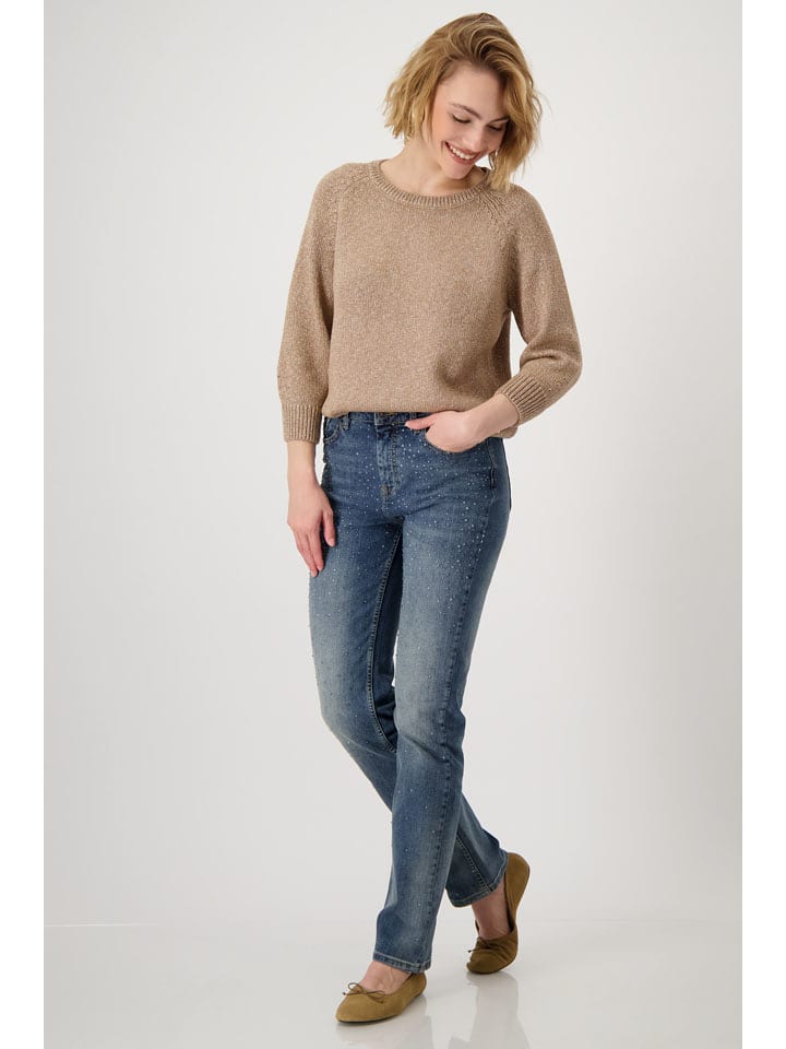 monari Pullover in Hellbraun - 76% | Größe 46 | Damen-pullover-cardigans