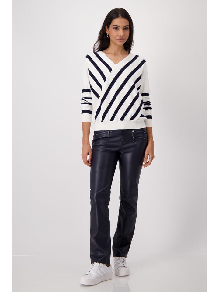 monari Pullover in Creme - 72% | Größe 44 | Damen-pullover-cardigans