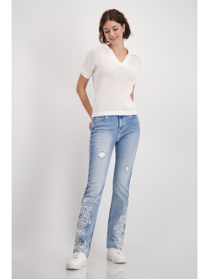 monari Pullover in Creme - 71% | Größe 44 | Damen-pullover-cardigans