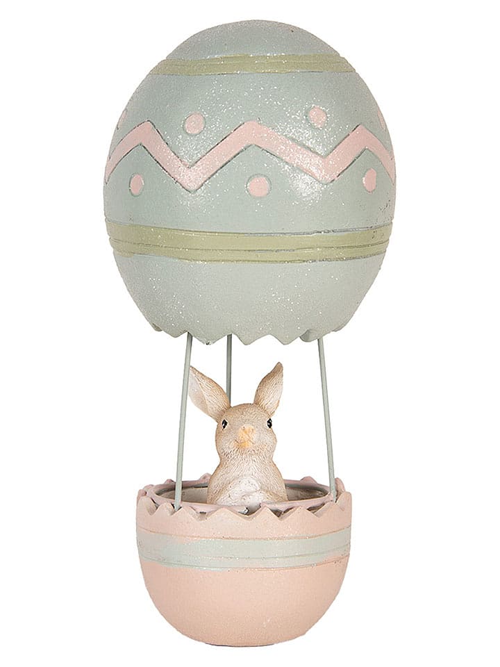Clayre&Eef Dekofigur ''Kaninchen'' in Rosa/ Grün - (H)25 x Ø 12 cm - 20% | Dekofiguren