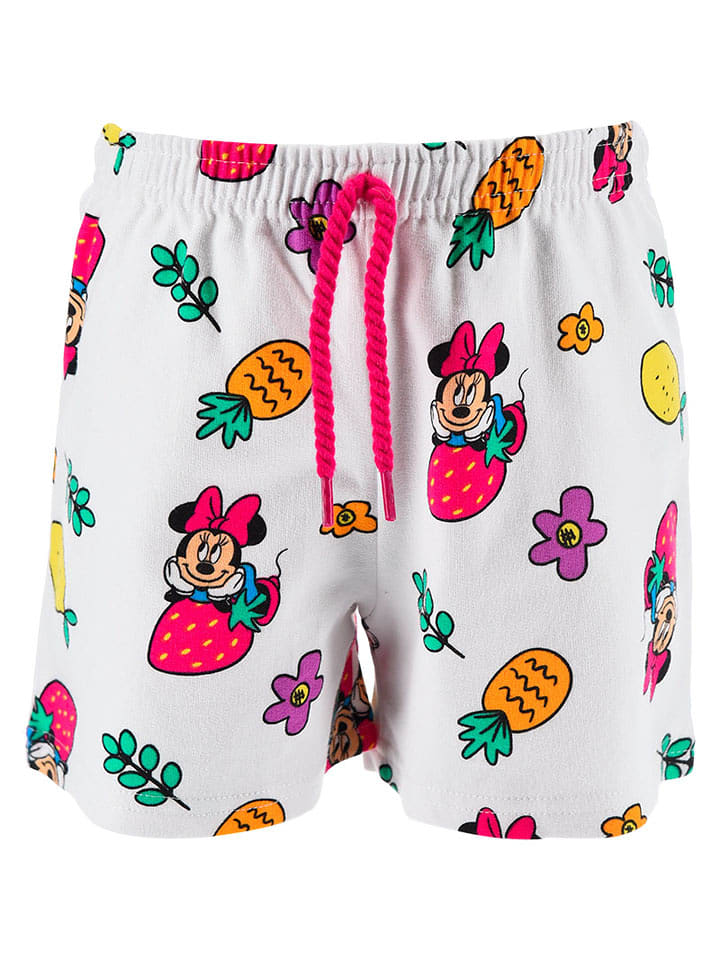 Disney Minnie Mouse Shorts "Minnie" in Weiß - 98