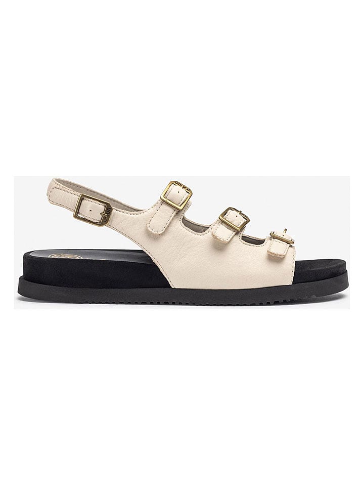 Unisa Leder-Sandalen in Creme - 63% | Größe 36 | Damen-sandalen