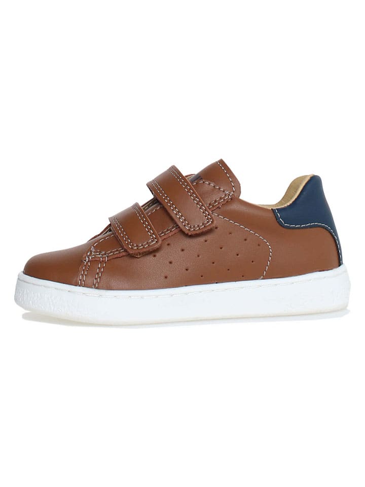 Naturino Leder-Sneakers "Hasselt 2" in Hellbraun - 48% | Größe 31 | Babysneakers