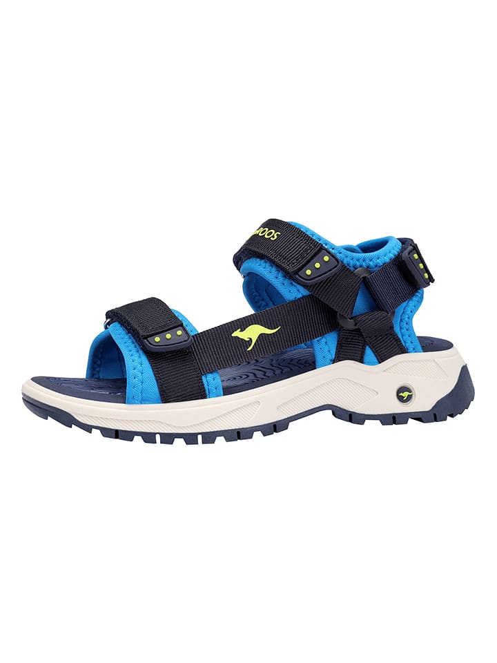 Kangaroos Sandalen "K-AS Jamie" in Dunkelblau - 37% | Größe 31 | Kindersandalen