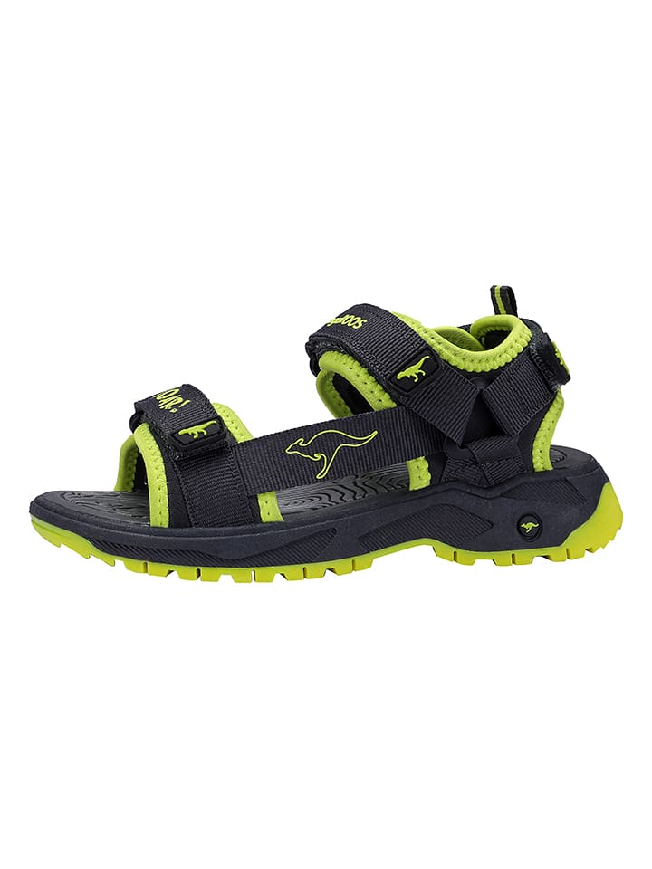 Kangaroos Sandalen "K-AS Jamie" in Schwarz - 31% | Größe 34 | Kindersandalen