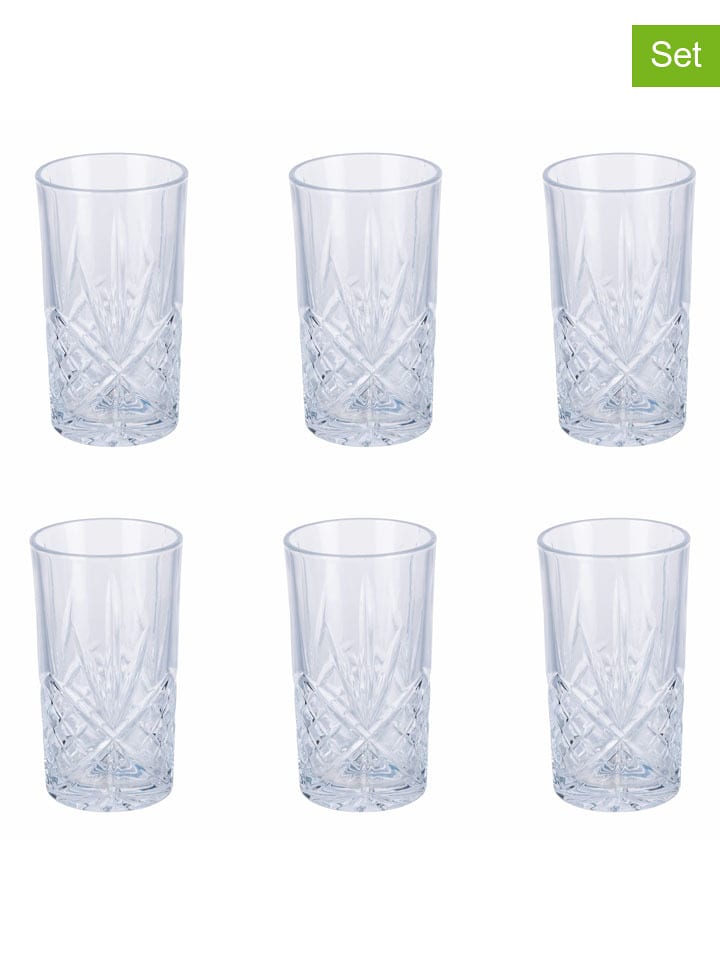 Villa d´Este Kieliszki (6 szt.) "Vinatge" do koktajli - 365 ml rozmiar: onesize