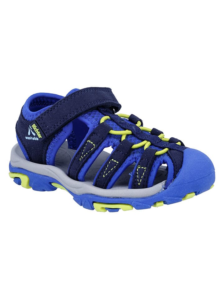Richter Shoes Halbsandalen "Boulder" in Blau - 53% | Größe 39 | Kindersandalen