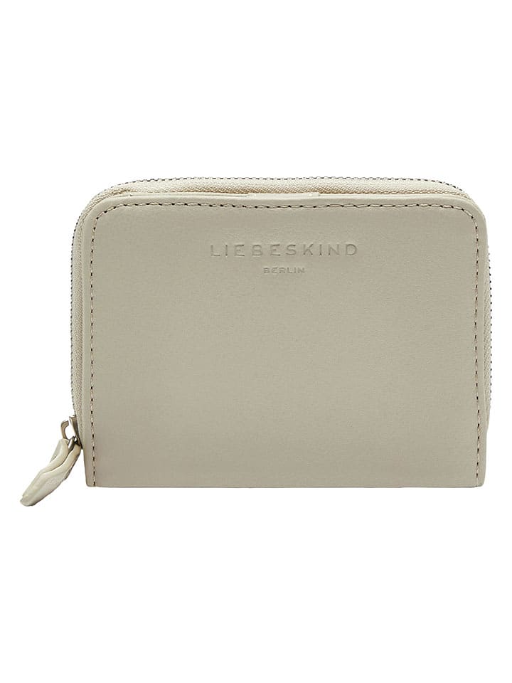 Liebeskind Berlin Skórzany portfel w kolorze beżowym - 12 x 15 x 6 cm rozmiar: onesize