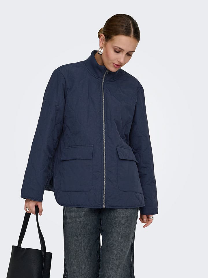 JDY Steppjacke "Raya" in Dunkelblau - 40% | Größe M | Damenjacken