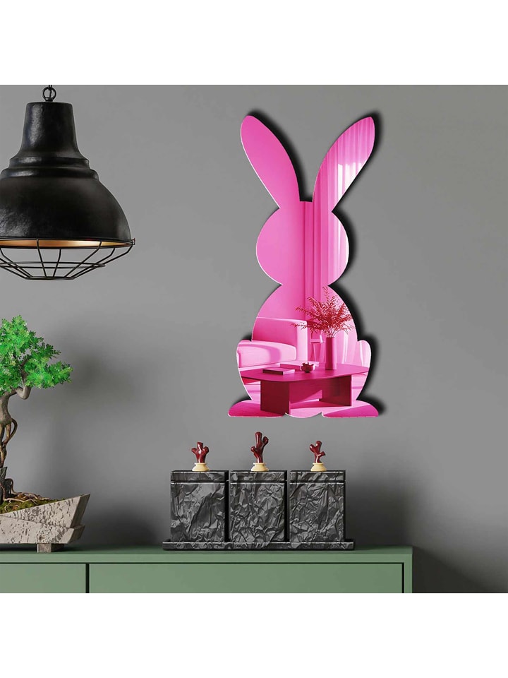 Allure Dekospiegel in Pink - (L)50 x (B)24 cm - 47% | Wanddekoration