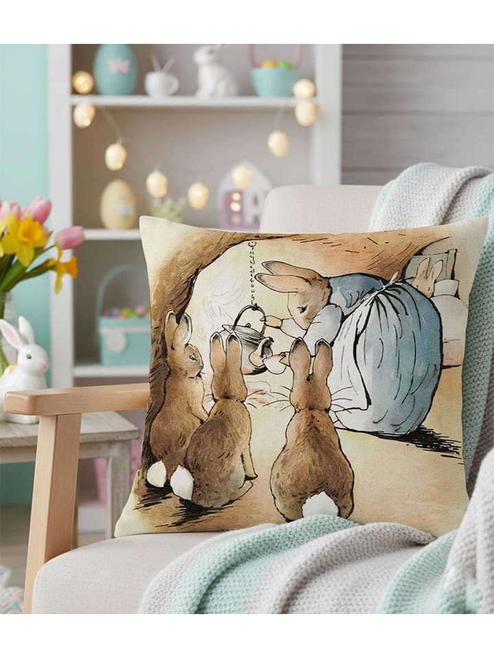 Allure Kissenhülle in Beige - 44% | Größe 43x43 cm | Dekokissen