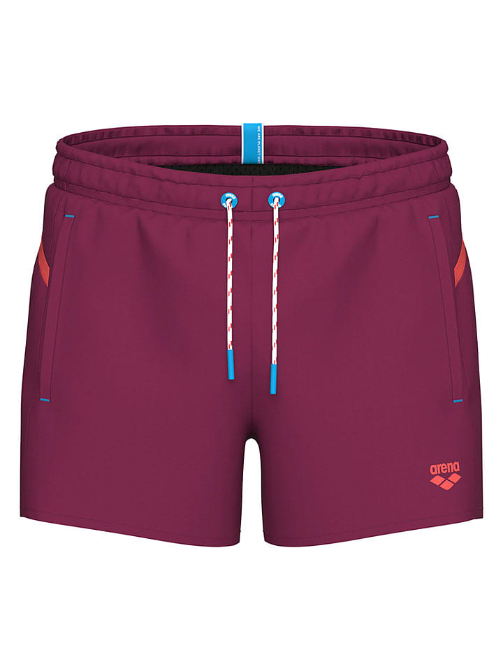 Arena Badeshorts in Bordeaux - 34% | Größe M | Herren-bademode-sport