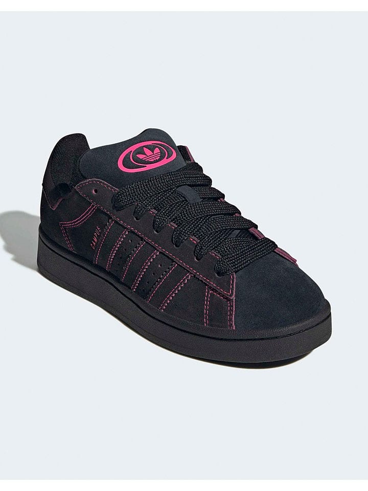 adidas Leder-Sneakers "Campus 00s" in Schwarz - 43% | Größe 40 | Damen-sneakers