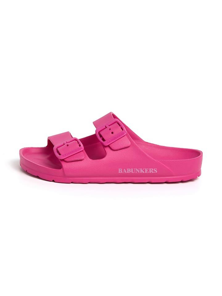 BABUNKERS Family Pantoletten in Pink - 29% | Größe 38 | Damen-pantoletten
