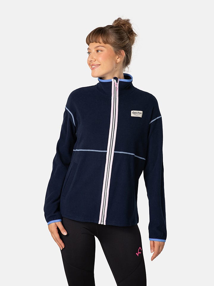 KARI TRAA Fleecejacke "Gracie" in Dunkelblau - 44% | Größe XL | Damenjacken