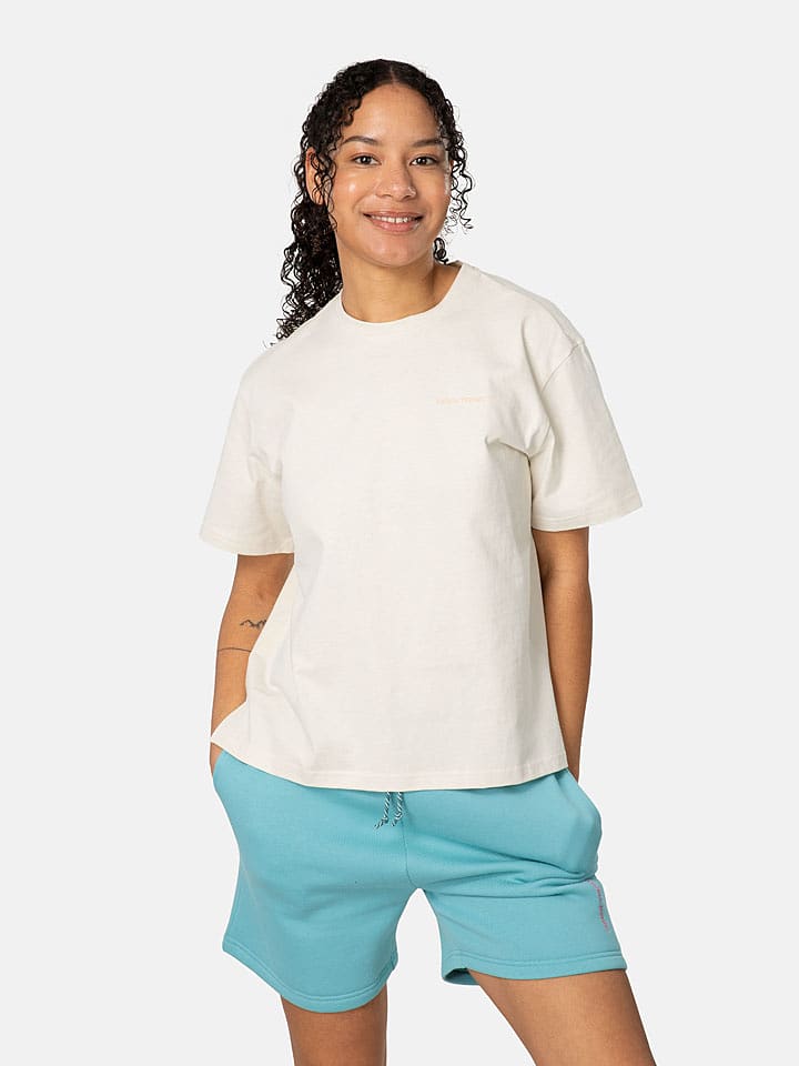 KARI TRAA Trainingsshirt "Anelie" in Creme - 38% | Größe XS | Damen-outdoor-tops-shirts