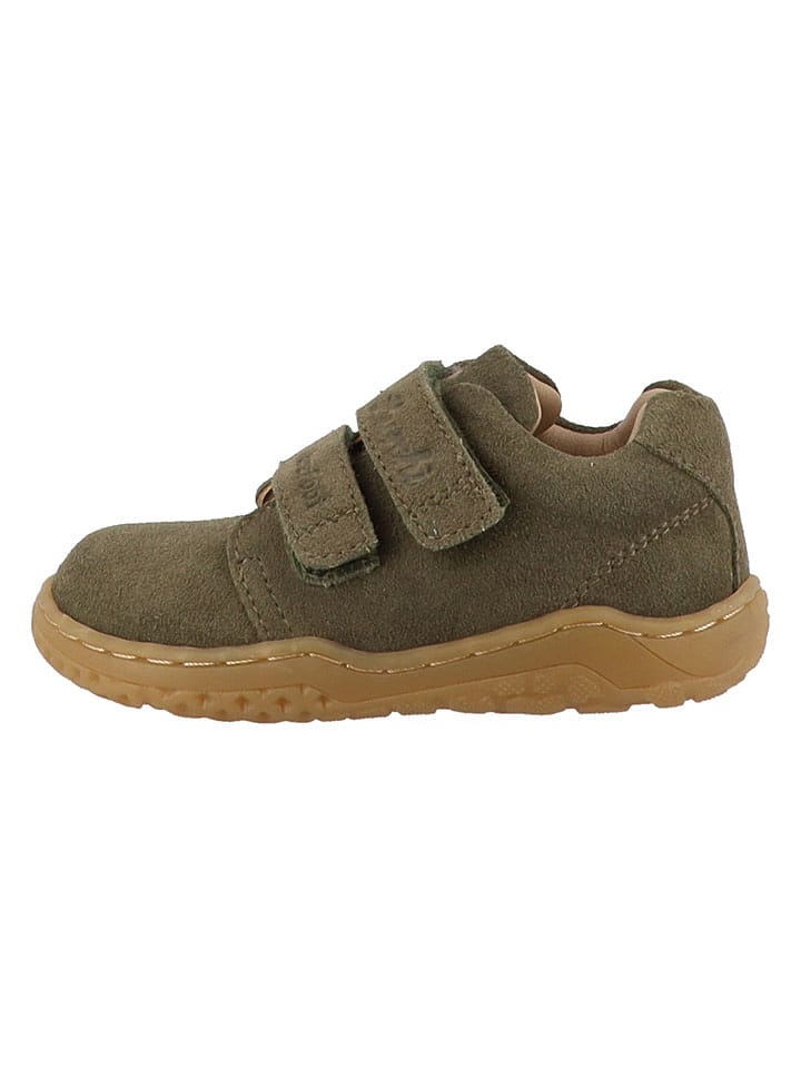 Lurchi Leder-Barfußschuhe "Sibo" in Khaki - 58% | Größe 32 | Kindersneakers