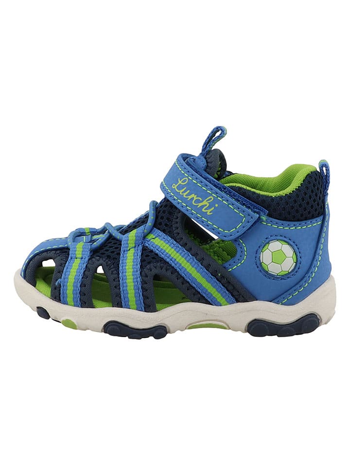 Lurchi Halbsandalen "Nola" in Blau/ Dunkelblau - 56% | Größe 22 | Babysandalen