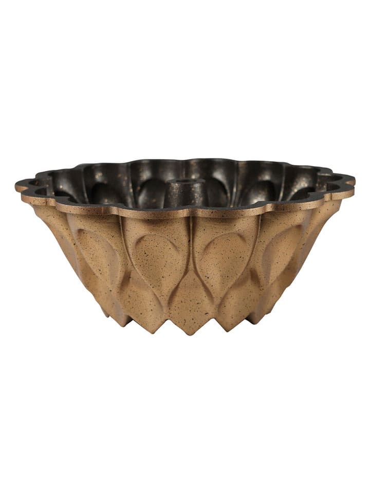 InnovaGoods Guglhupfform ''Fun Cooking'' in Gold - Ø 24 cm - 25% | Kuechenhelfer