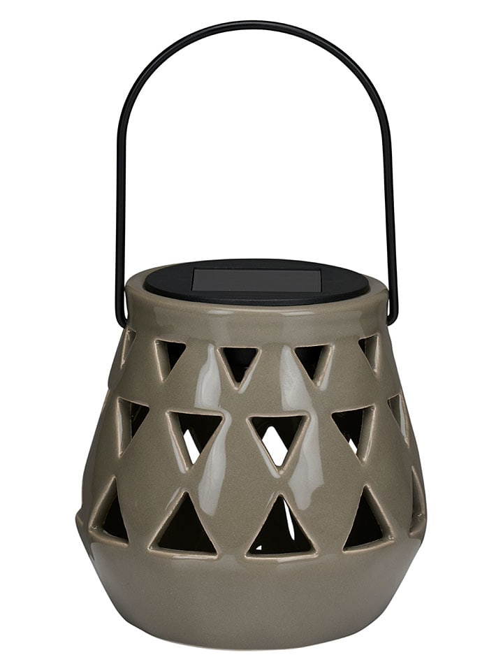 Arti Casa LED-Solarlaterne in Hellbraun - (H)11 x Ø 10 cm - 14% | Aussenbeleuchtung