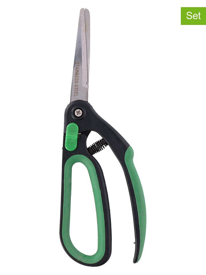 KINZO 2er-Set: Gartenscheren in Grün - (L)25 cm - 16% | Gartendekoration