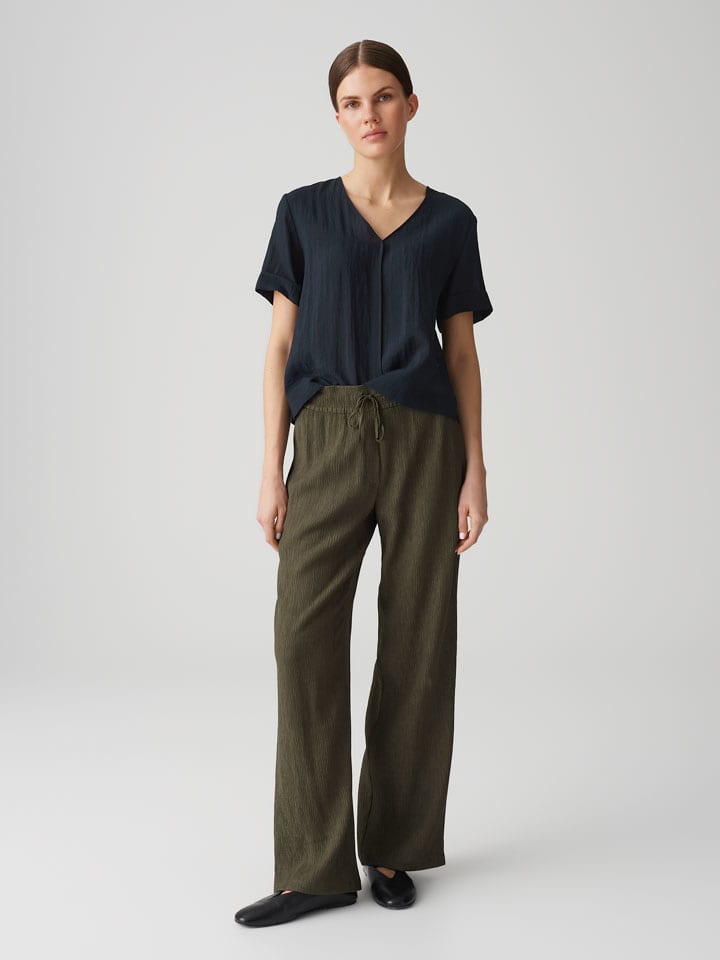 OPUS Bluse "Filka" in Dunkelblau - 48% | Größe 42 | Damen-blusen