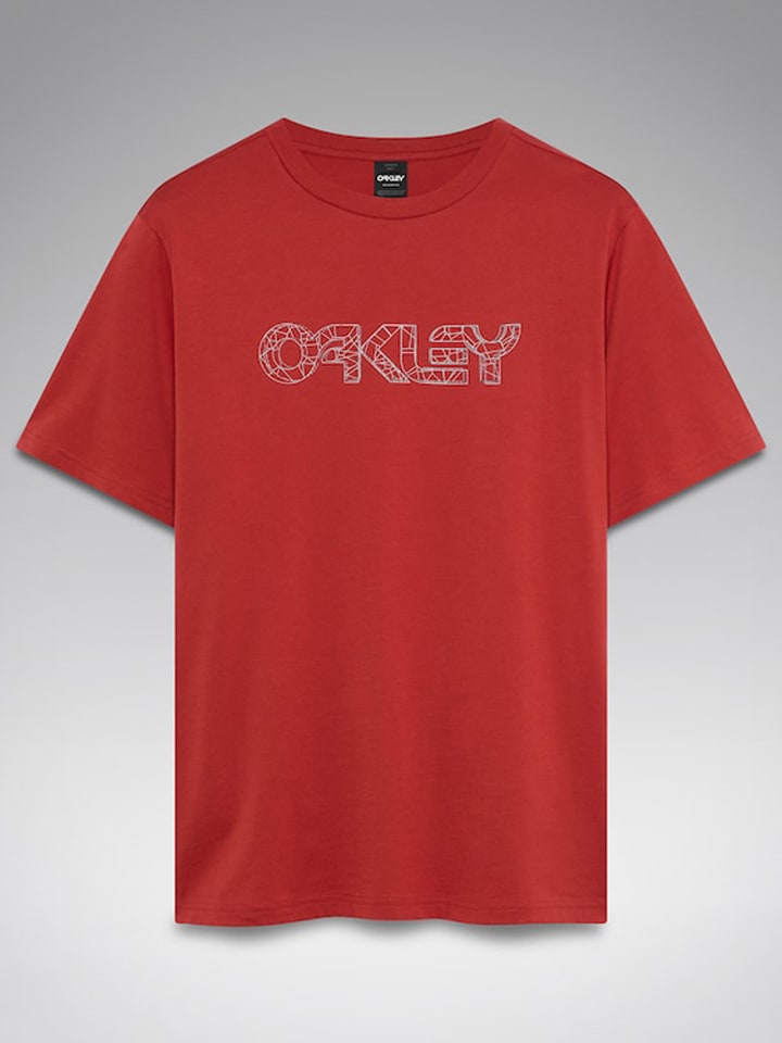Oakley Shirt "Wire B1B" in Rot - 40% | Größe XXL | Herren-plussize
