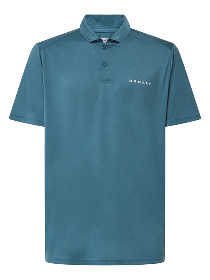 Oakley Poloshirt "B1B" in Türkis - 40% | Größe L | Herren-plussize