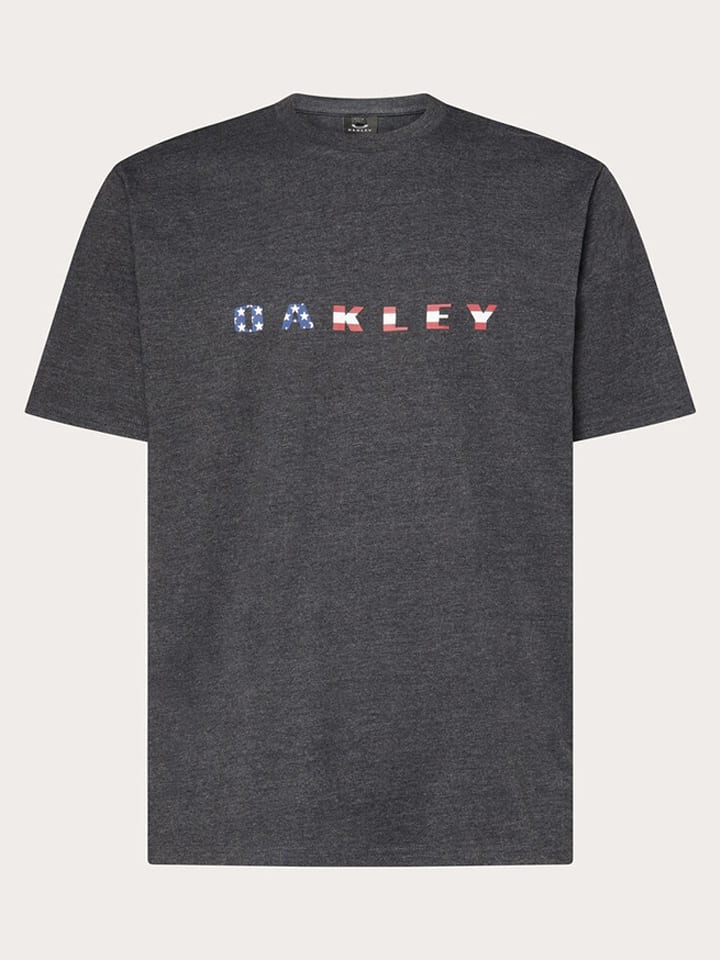 Oakley Shirt "Bark" in Anthrazit - 33% | Größe XL | Herren-plussize