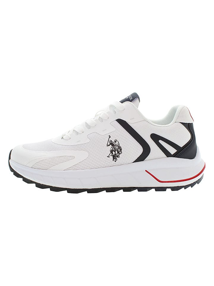 U.S. Polo Assn. Sneakers "Seth" in Weiß/ Dunkelblau - 61% | Größe 43 | Herrensneakers