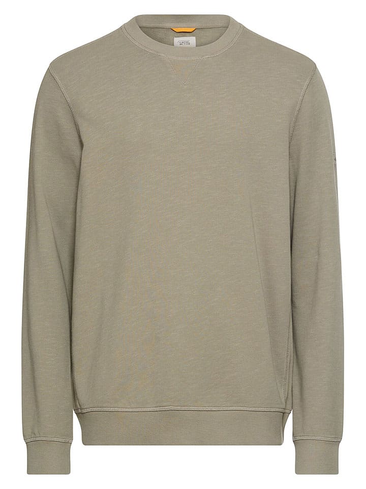 Camel Active Sweatshirt in Khaki - 54% | Größe M | Herren-plussize