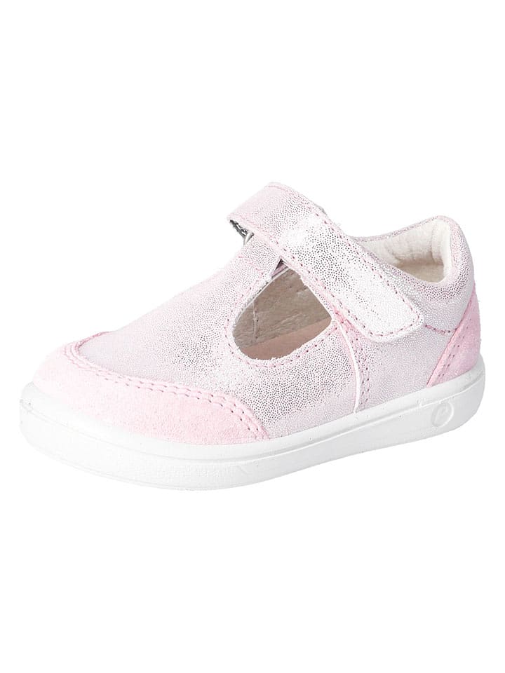 PEPINO Leder-Sneakers "Wanda" in Rosa - 46% | Größe 25 | Babysneakers